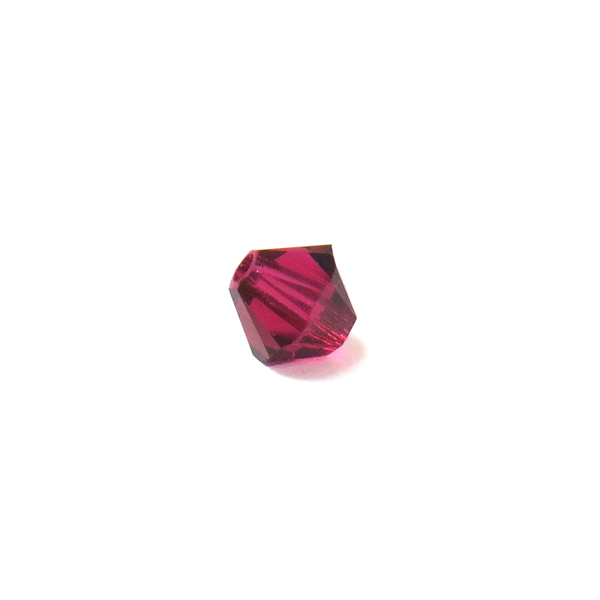 Swarovski Crystal, Bicone, 4mm - Ruby; 20 pcs