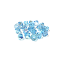 Swarovski Crystal, Bicone, 5mm - Aquamarine AB; 20 pcs