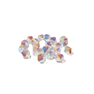 Swarovski Crystal, Bicone, 6mm - Crystal 2X; 20 pcs