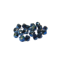 Swarovski Crystal, Bicone, 4mm - Metalic Blue 2x; 20 pcs