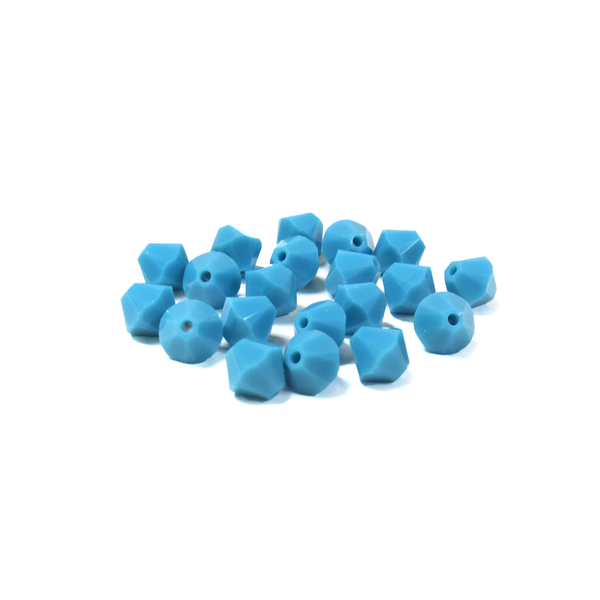 Swarovski Crystal, Bicone, 6mm - Turquoise; 20 pcs