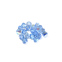 Swarovski Crystal, Bicone, 5mm - Light Sapphire AB; 20 pcs