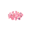 Swarovski Crystal, Bicone, 4mm - Light Rose AB; 20 pcs