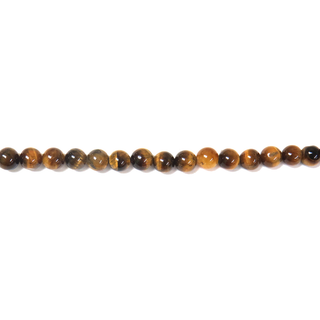 Ojo de Tigre / Tiger Eye Gemstone Beads - 8mm Round