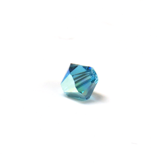 Swarovski Crystal, Bicone, 5mm - Indicolite AB; 20 pcs
