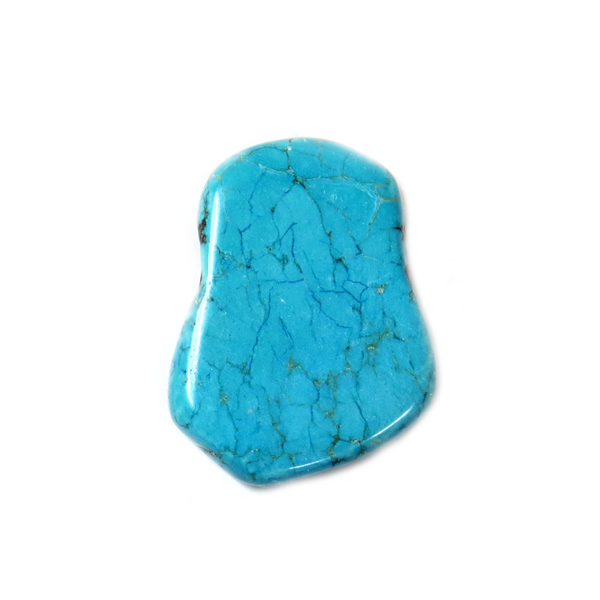 Natural Turquoise Bead, 29x17mm - 1 piece