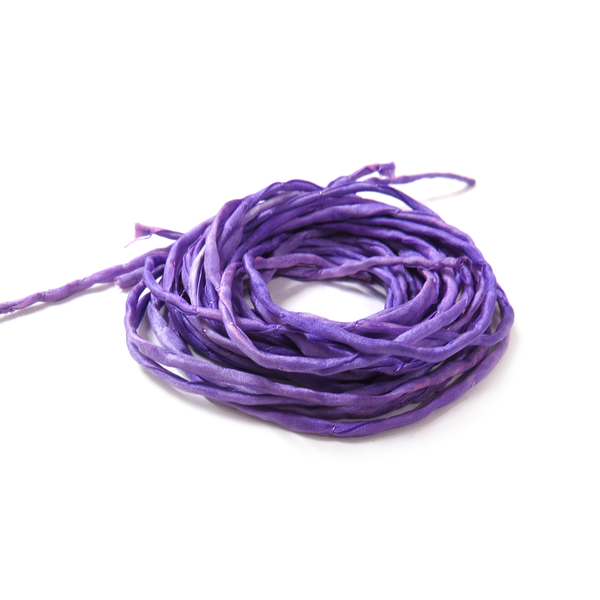Silk Cord, Light Violet, 39" Long; 1 piece