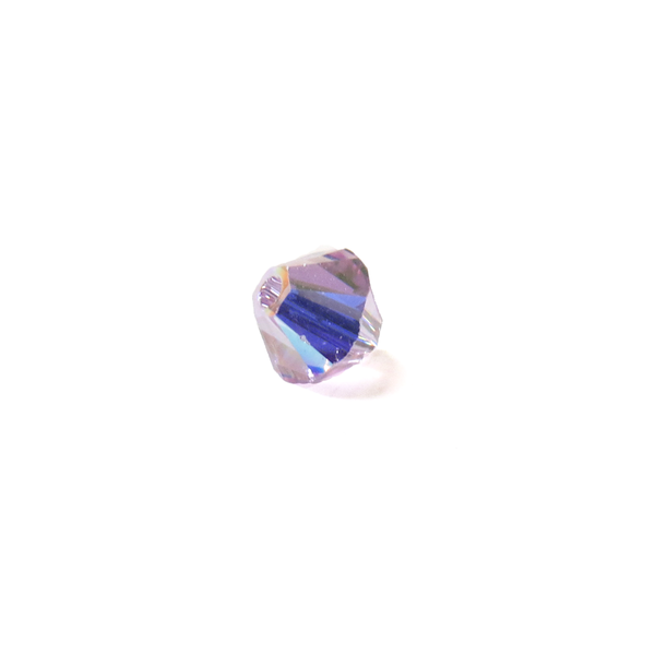 Swarovski Crystal, Bicone, 5MM - Violet AB; 20pcs