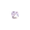 Swarovski Crystal, Bicone, 8MM - Violet AB; 20pcs