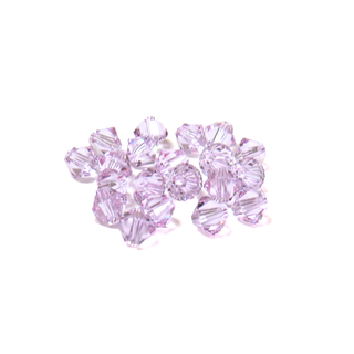 Swarovski Crystal, Bicone, 5MM - Violet; 20 pcs