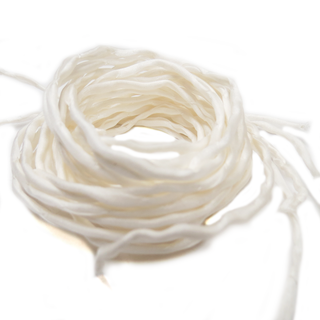 Silk Cord, White, 39" Long; 1 piece